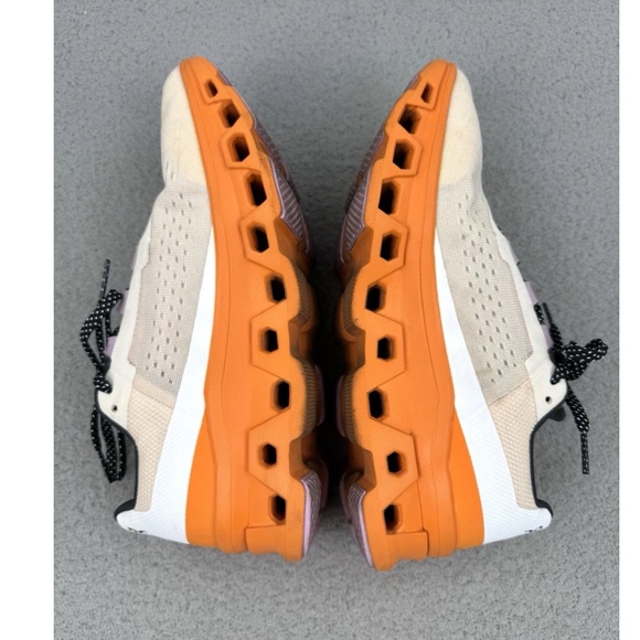 ON RUNNING CLOUDMONSTER SIZE 8.5 WOMENS FAWN/TUMERIC - Picture 8 of 12